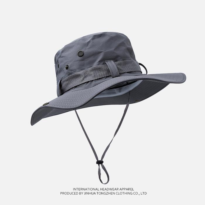 Eiger - Topi Rimba Pria Gunung Adventure Hiking Mancing Berkebun Tali Polos Wanita Premium Outdoor