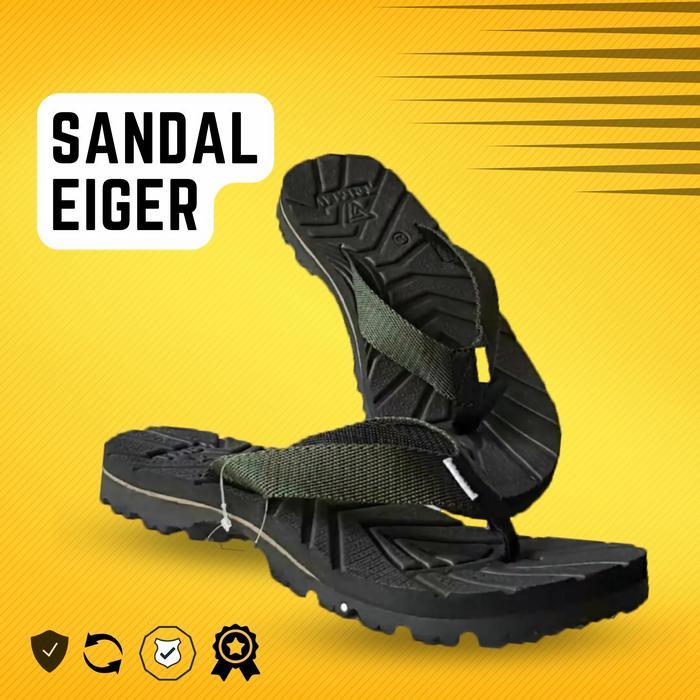 Sandal Gunung/Sandal Hiking OUTDOOR ADVENTURE ORIGINAL eiger042 ukuran 33-43 - Sandal Karet Wanita
