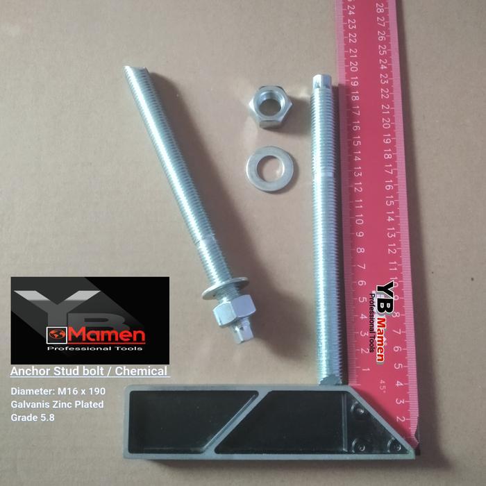 vcju- Chemical Anchor M16X190 Grade 5.8 / Anchor Bolt Chemical M16X190