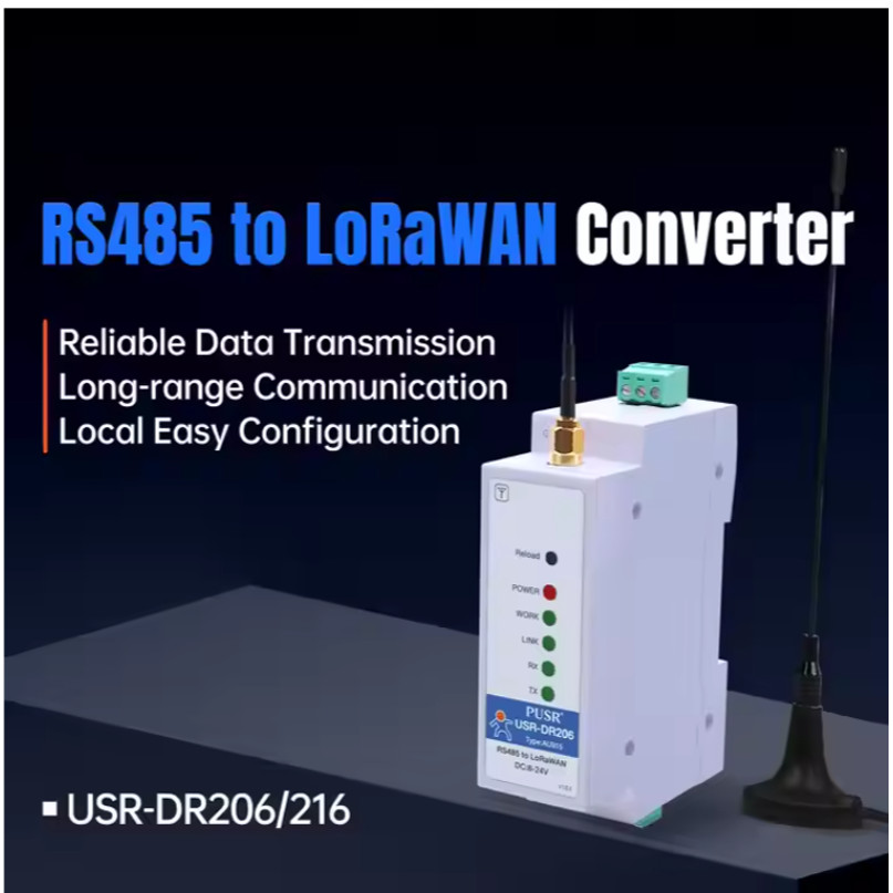 Din Rail Rs485 To Lorawan Converter Lorawan End Node Configuration Utility Stable And Reliable Data