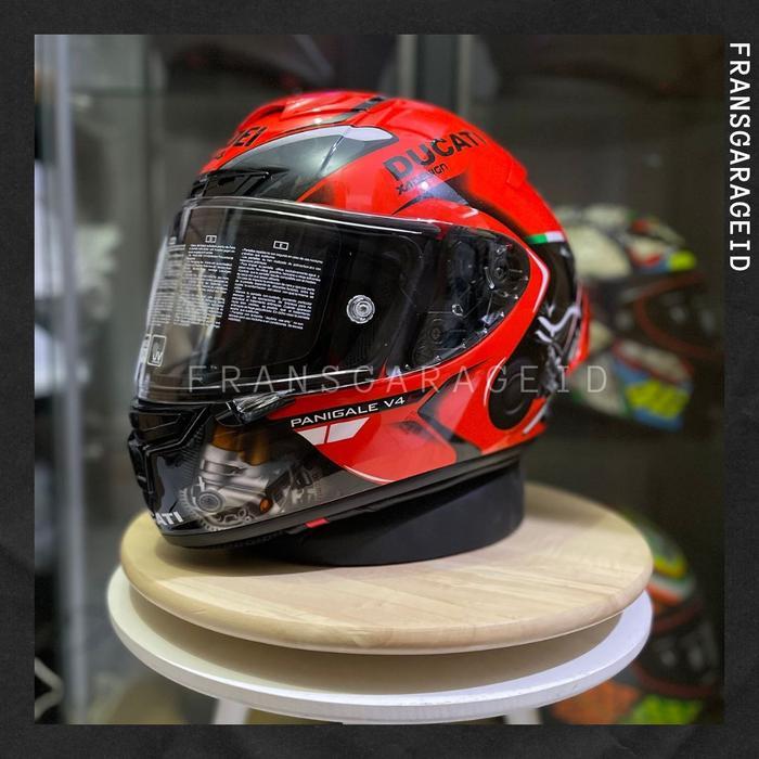 HELM SHOEI X14 DUCATI PANIGALE V4 RED GLOSSY X-FOURTEEN 1:1 FULLFACE - XXL