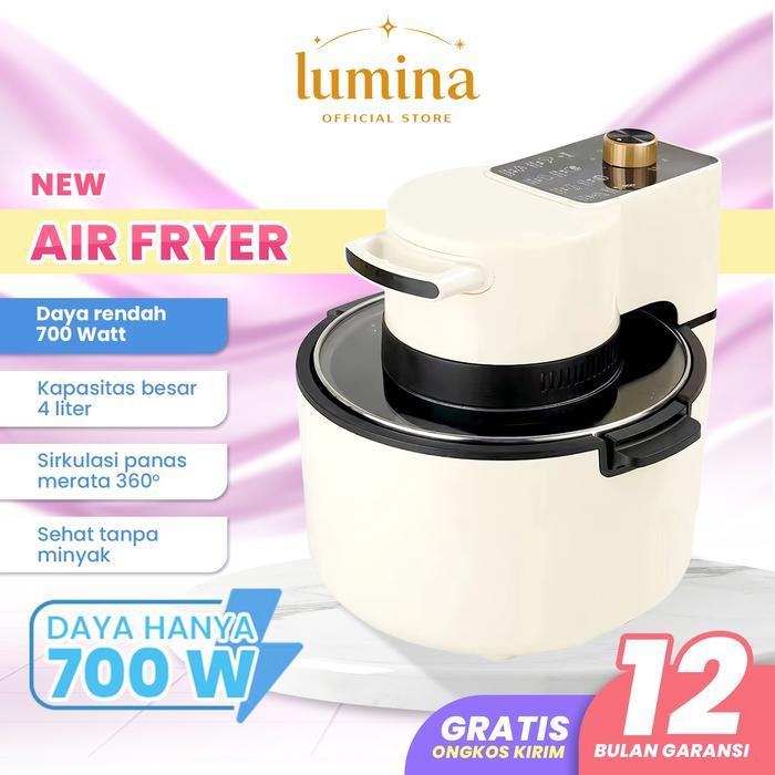 Air Fryer Kaca Finito Kapasitas 4L Daya 700watt / Penggorengan Tanpa Minyak Finito 4L