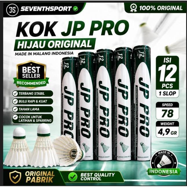 COCK KOK JP PRO JAYA PRO HIJAU SHUTTLE COCK JP HIJAU ORIGINAL