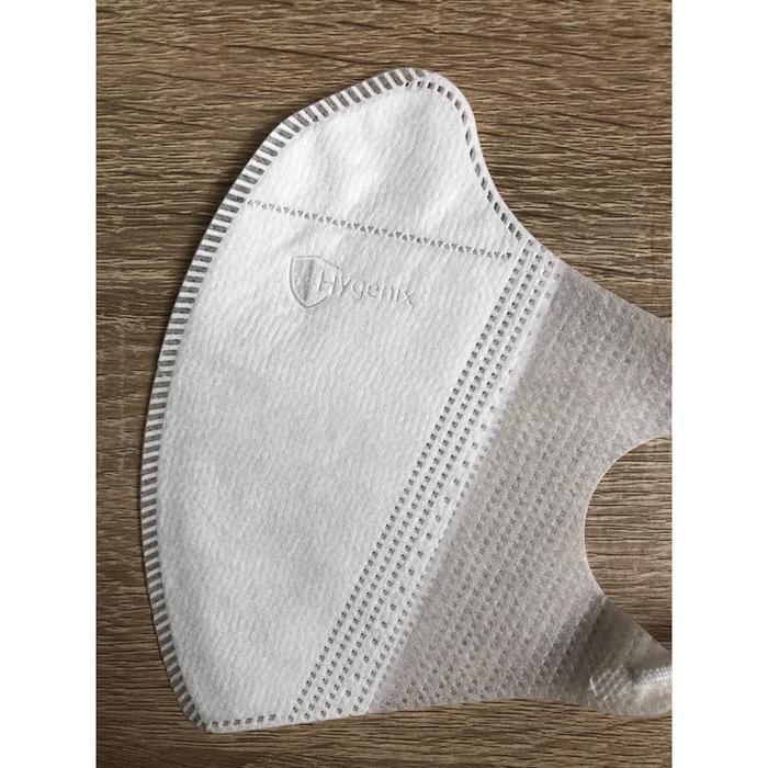 NEW TLSA Masker Hygenix Duckbill Hypoallergenic 3Ply Box isi 50pcs dewasa putih Duckbill Hygenix