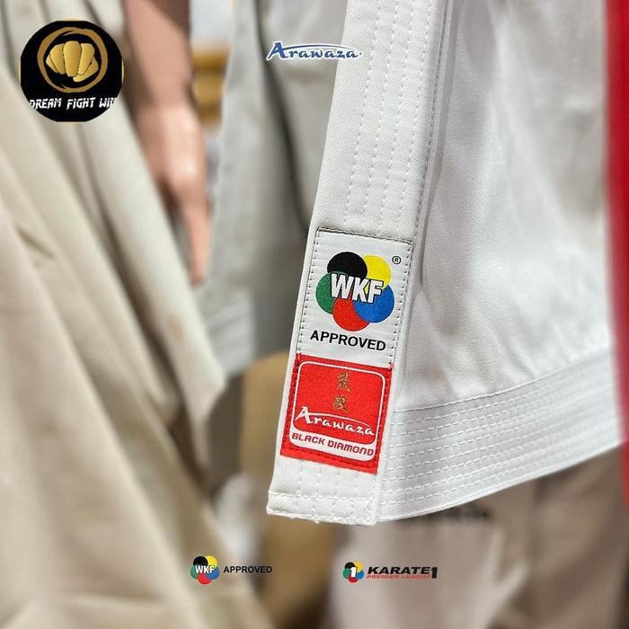 Promo Arawaza Black Diamond Tegi Kata Karate Combo Wkf Approved Untuk Wanita Pria - Seri Premier