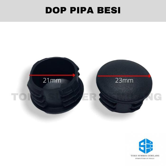 Dop Pipa Besi / Dop Pipa / Alas Kaki Kursi / Kaki Meja / Dop 1 Inch
