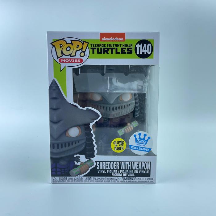 HOT SALE FUNKO POP TEENAGE MUTANT NINJA TURTLES - SHREDDER WITH WEAPON#1140 TERMURAH