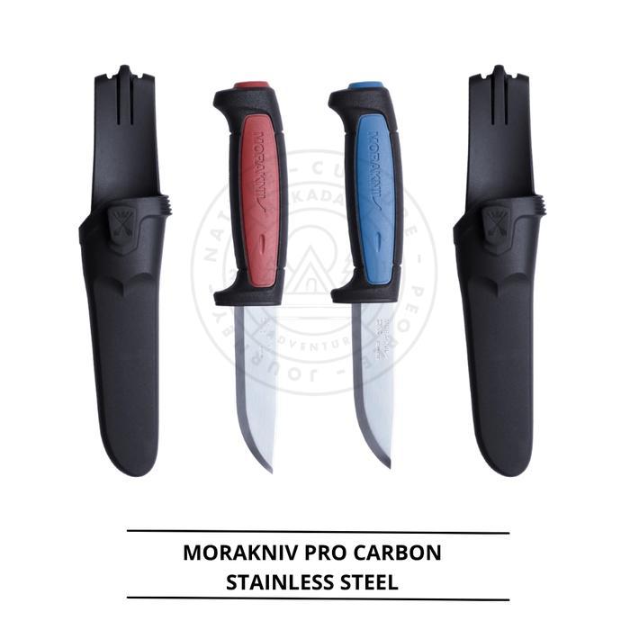 Ada Stok Pisau Morakniv Pro Bushcraft Survival Carbon Stainless Steel