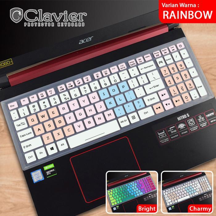 BERKUALITAS Keyboard Protector Cover Kompatibel untuk Acer Nitro 5 AN515-57-52BQ 5534 921P 98VC Tpu