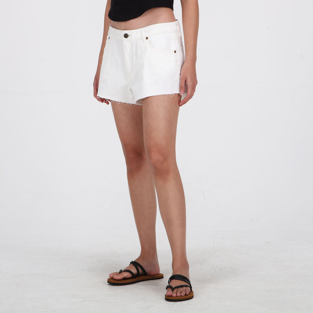 VOLCOM - IGWD CRUZ CONTROL DENIM SHORTS VINTAGE WHITE