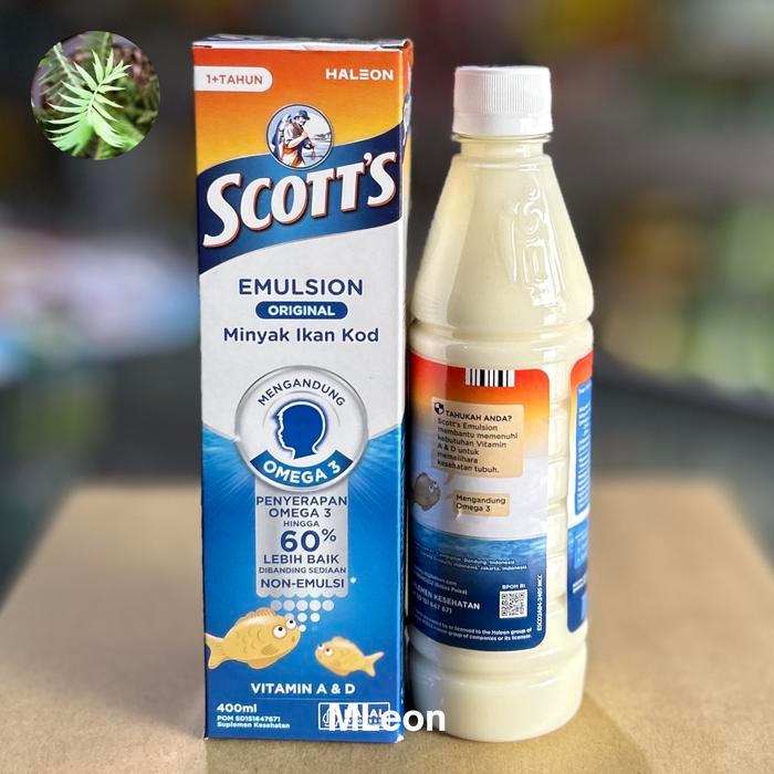 Minyak ikan Scott emulsion original 400 ml