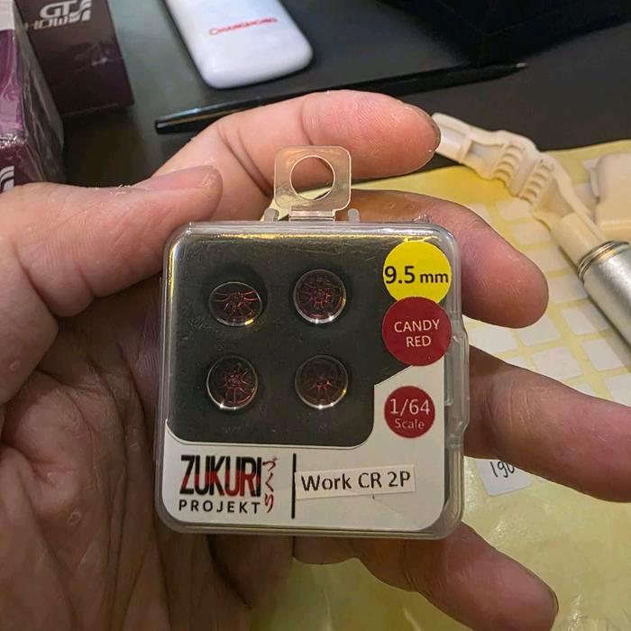 VELG ZUKURI WORK CR 2P CANDY RED