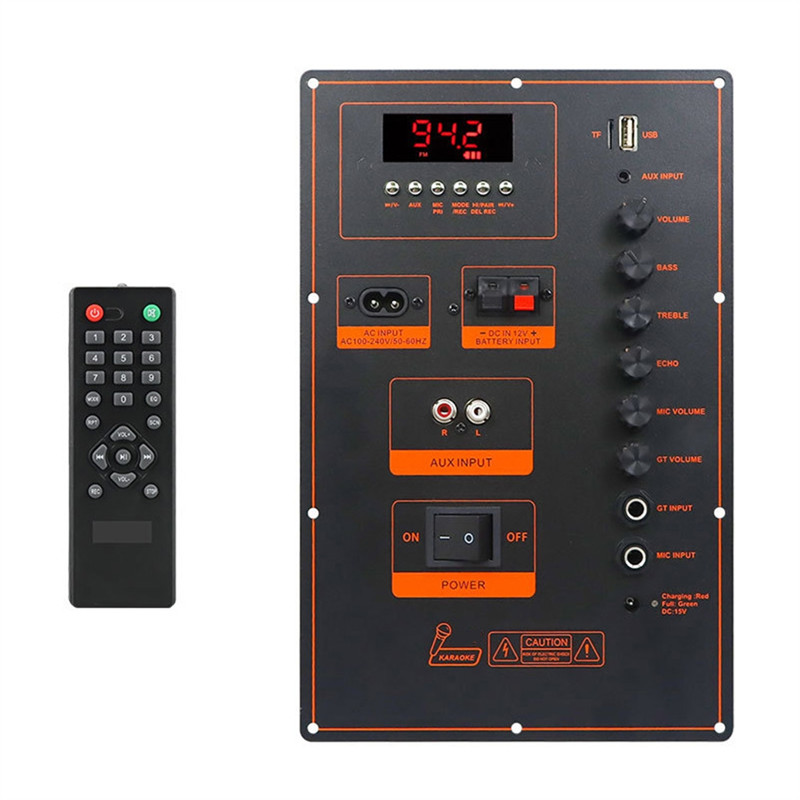 ABAC-DSP-Bluetooth Amplifier Board 100W High Power Outdoor Audio Module Trolley Speaker Mono Stereo