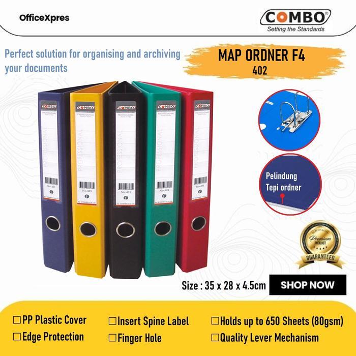 Ordner Map F4 Folio Pvc / Odner Map Legal Plastik File Pvc 403 Combo