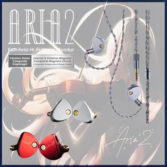 Moondrop Aria 2 Ii Aria2 Lcp Diaphragm Driver In Ear Monitor Earphones Terbaru 