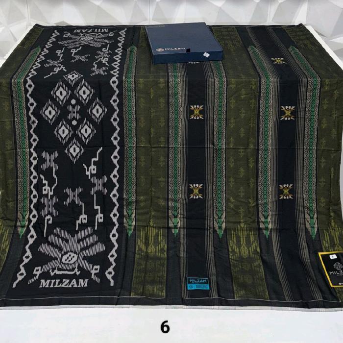 SARUNG MILZAM JACQUARD ( songket jacquard ) Gold Promo