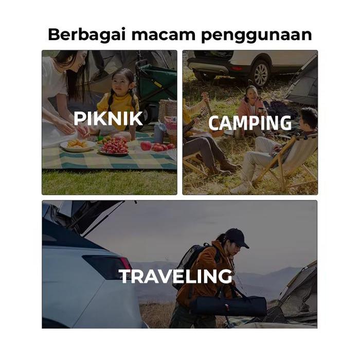 [Garansi 1 Tahun] Tenda Camping Full Cover Besar 8-12 Orang Double Layer Tenda Camping 8 Orang