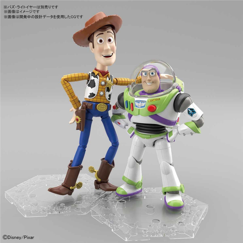 Bandai Figure-rise Standard Toy Story Woody Buzz Lightyear Action Figure Model Kit Assembly