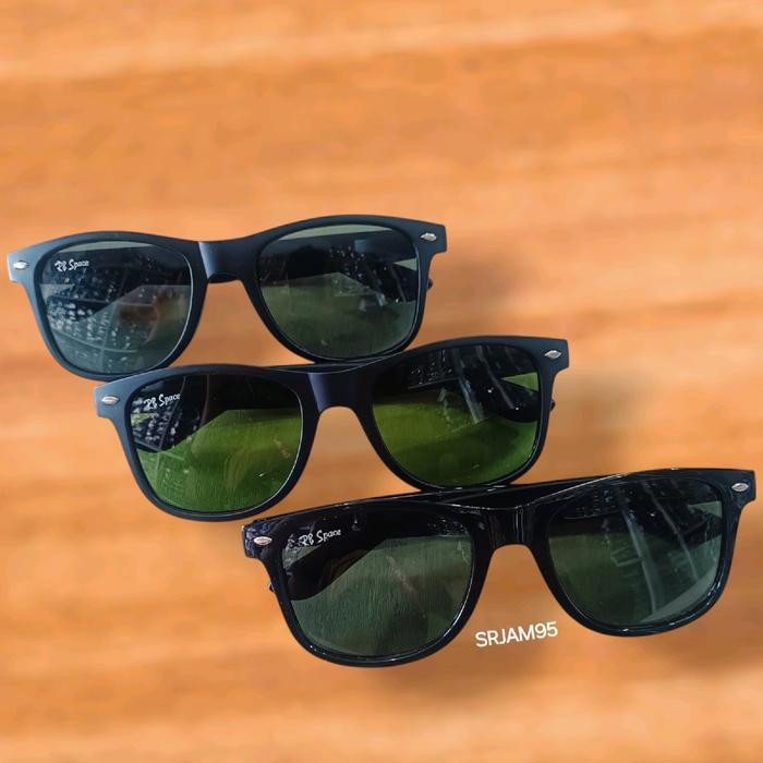 Virlokina- Kacamata Wayfarrer Rb Space Kt 005 Lensa Kaca Uv 400 Protection Lensa Anti Silau Hitam