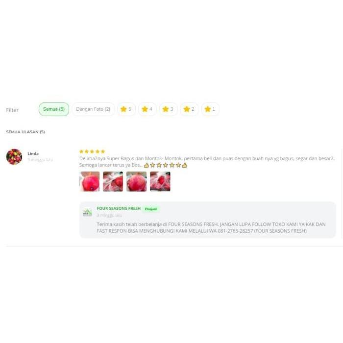 TERLARISSS 5 BIJI BUAH DELIMA MERAH MONTOK SEKSI MULUS MEWAH