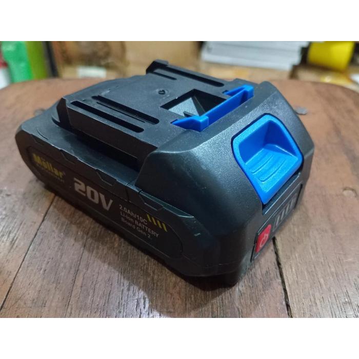 Mollar Baterai Universal 20V 2Ah Original Untuk Mesin Cordless