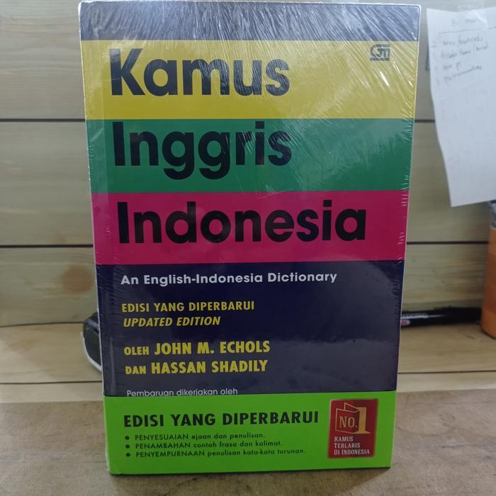 Buku KAMUS INGGRIS - INDONESIA. JOHN M. ECHOLS. ORIGINAL bahasa