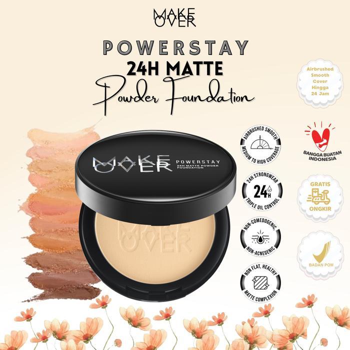 Original Make Over Powerstay 24H Matte Powder Foundation - Bedak Padat
