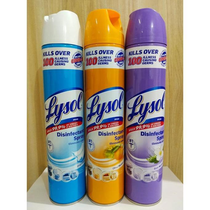 TERLARIS Promo Lysol Disinfectant Spray Bersegel