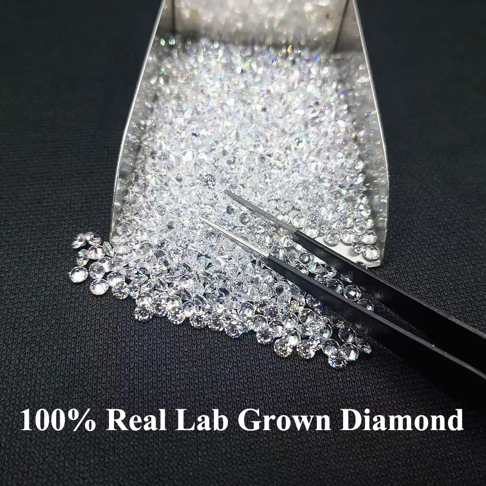 Princess Oval Pear Marquise Shape Loose Lab Grown Diamond VVS D Color HPHT CVD Without IGI GIA