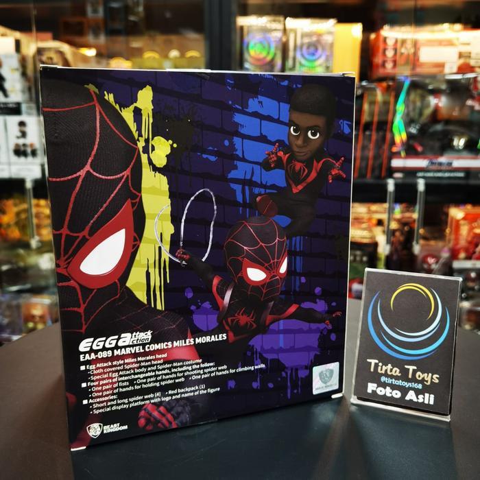 BEAST KINGDOM EAA-089 SPIDER-MAN MILES MORALES EGG ATTACK ACTION