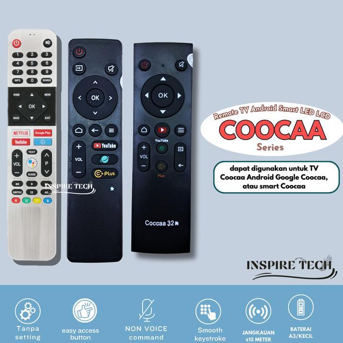 Remot Remote TV Coocaa Android Smart TV LED LCD 50S6G 32S7G S6 S7
