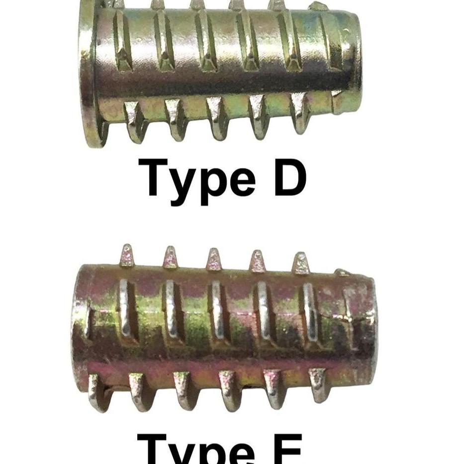 NEEW mur nanas M8 x 25mm OE mur furniture / mur tanam / insert nuts dim 8mm