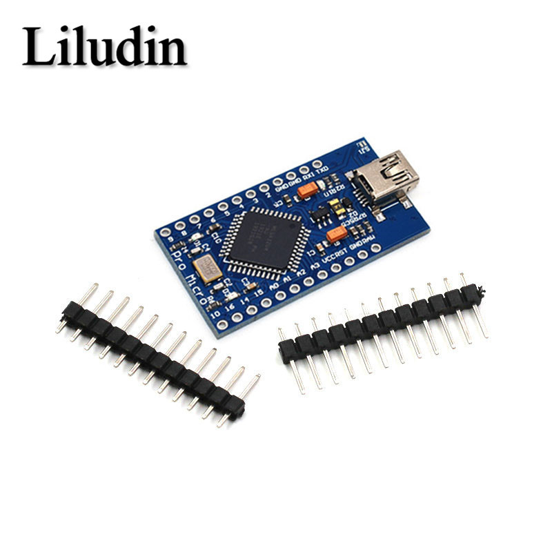 Pro Micro ATmega32U4 5V 16MHz Replace ATmega328 For arduino ATMega 32U4 Pro With 2 Row Pin Header
