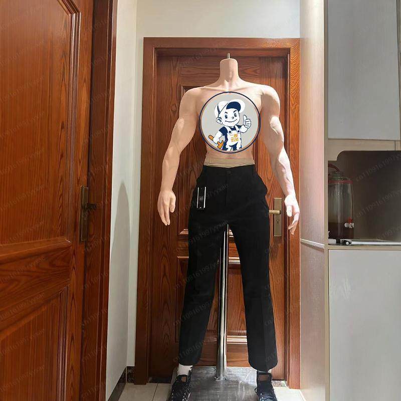 Solid doll silicone adult doll figure hanging suspended standing can display card neck connection