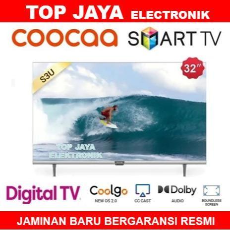 SMART TV COOCAA 32 INCH/SMART TV 32 INCH COOCAA/32 INCH SMART TV - Dus dari Pabrik, Tanpa Breket