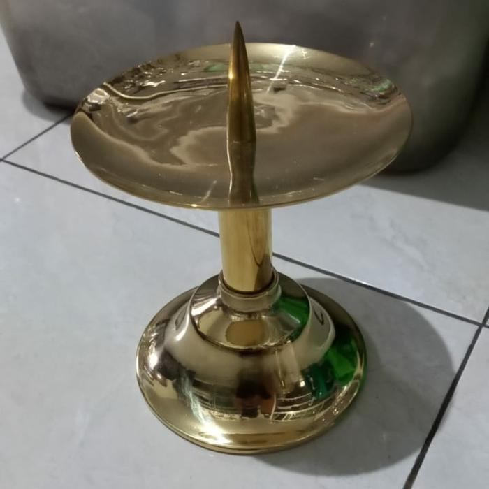 Tempat Lilin Kuningan - Tempat Lilin Altar