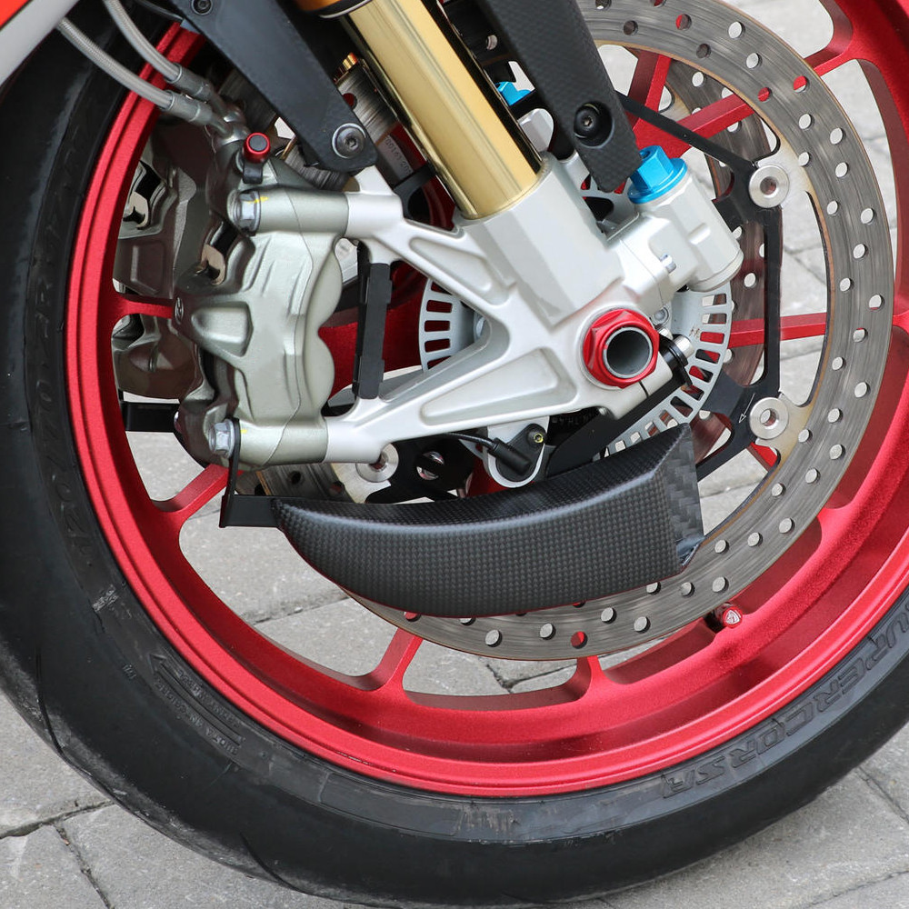 FOR KAWASAKI ZX-6R 636 ZX-10R ZX-12R ZX-14R MOTORCYCLE FRONT DISC PLATE AIR BRAKE COOLING DUCTS AIR