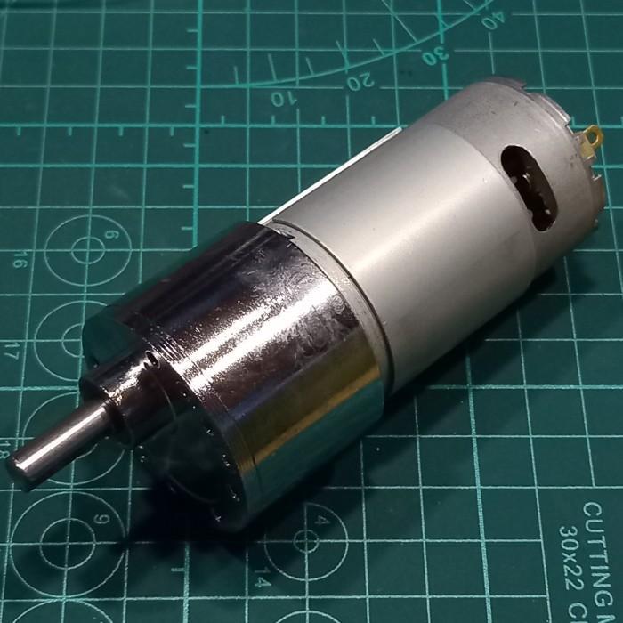 Motor Gearbox 12Volt Dc 322Rpm Torsi 9Kg.Cm