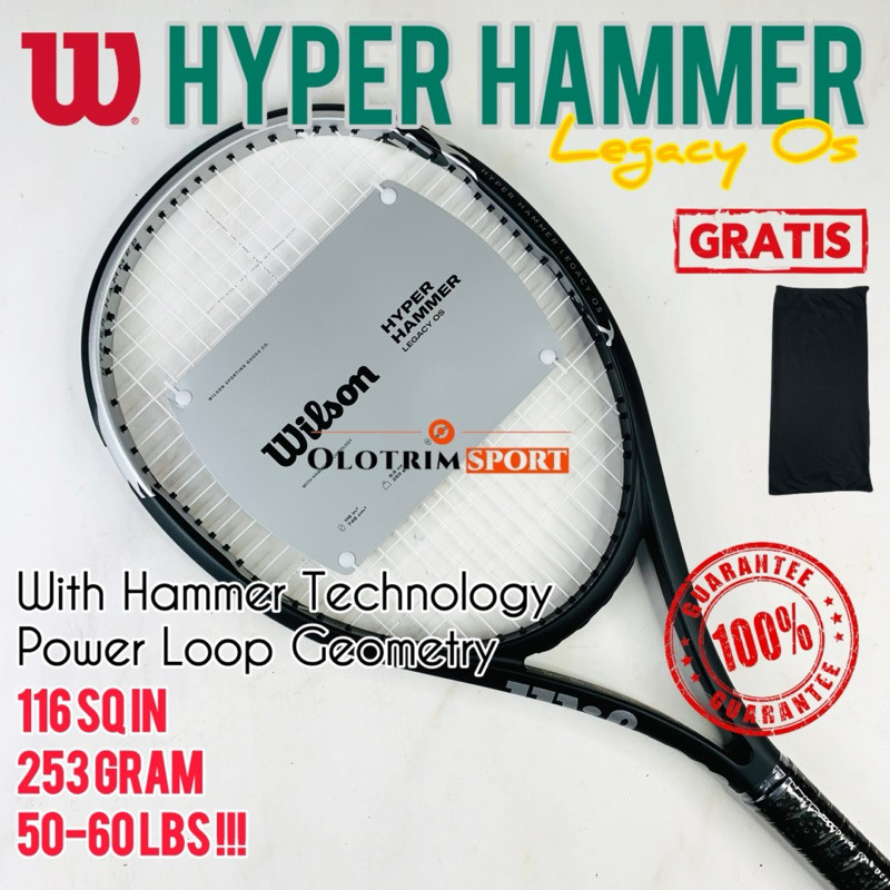 Raket Tenis WILSON HYPER HAMMER LEGACY OS Tennis Ori