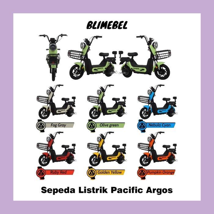 Sepeda Listrik Pacific Argos / E Bike Pacific Argos - Grey