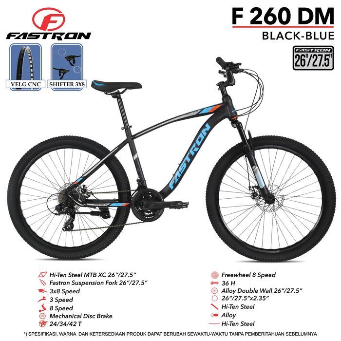 sepeda gunung mtb 26 inch fastron 260dm sepeda gunung
