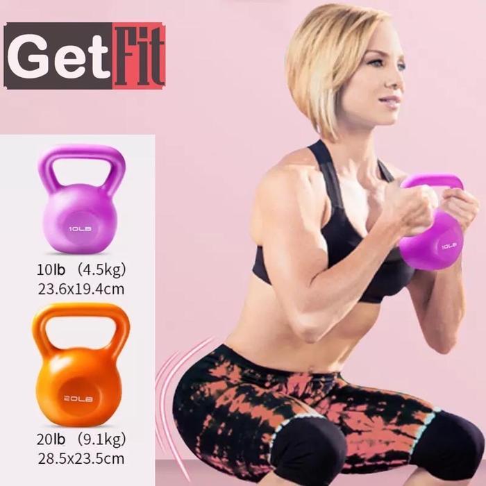 Kettlebell High Quality / Kettlebell Kualitas Tinggi 10Lbs/ Kettlebell