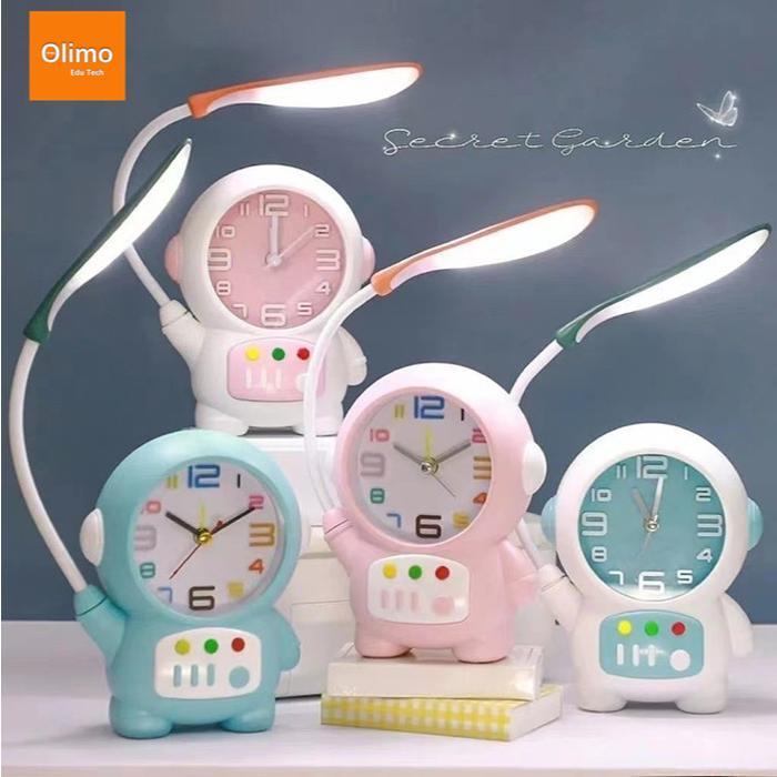 Olike Alarm Clock Table Lamp Lampu Meja Anak Edukasi