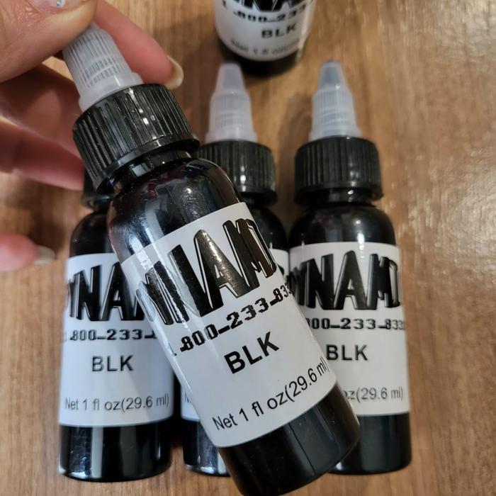 Terbaru! Tinta Tattoo Dynamic Tinta Hitam Tato Dinamic Blk