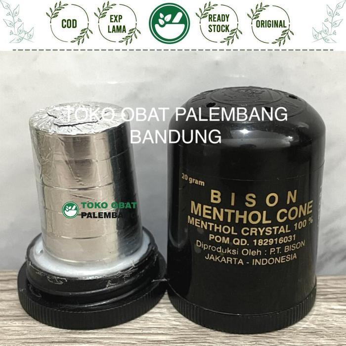 Terbaru Bison Menthol Cone 20 Gram Bison Mentol Besar Bison Menthol Aa Pilek Sesak Nafas Hidung