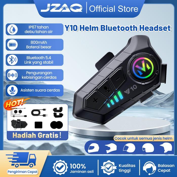 Sony Soundcore - Jzaq Y10 Helm Headset Bluetooth Motor / Headset Bluetooth Full Bass / Headset
