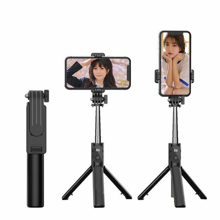 Terlaris Tripod Tongsis Bluetooth P20S Remote Selfie Stick Hp Wireless