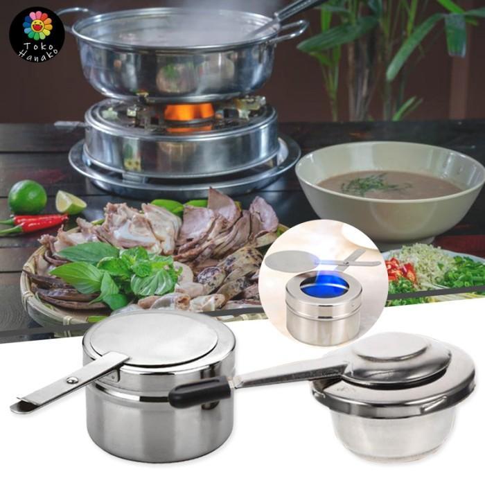 Mini Praktis Outdoor Portable Stove Kompor Spirtus Prasmanan Camping