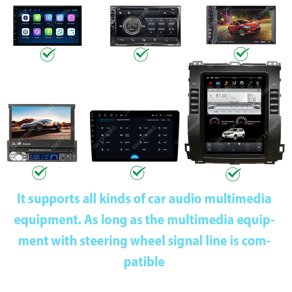 SKYFAME UNIVERSAL CAR STEERING WHEEL CONTROL SWC WIRELESS MULTIMEDIA CONTROLLER REMOTE FOR ANDROID