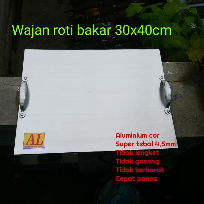 Jual Murah Wajan Roti Bakar 30X40 Super Tebal Panggangan Kebab Burger Sosis Leker Terlaris